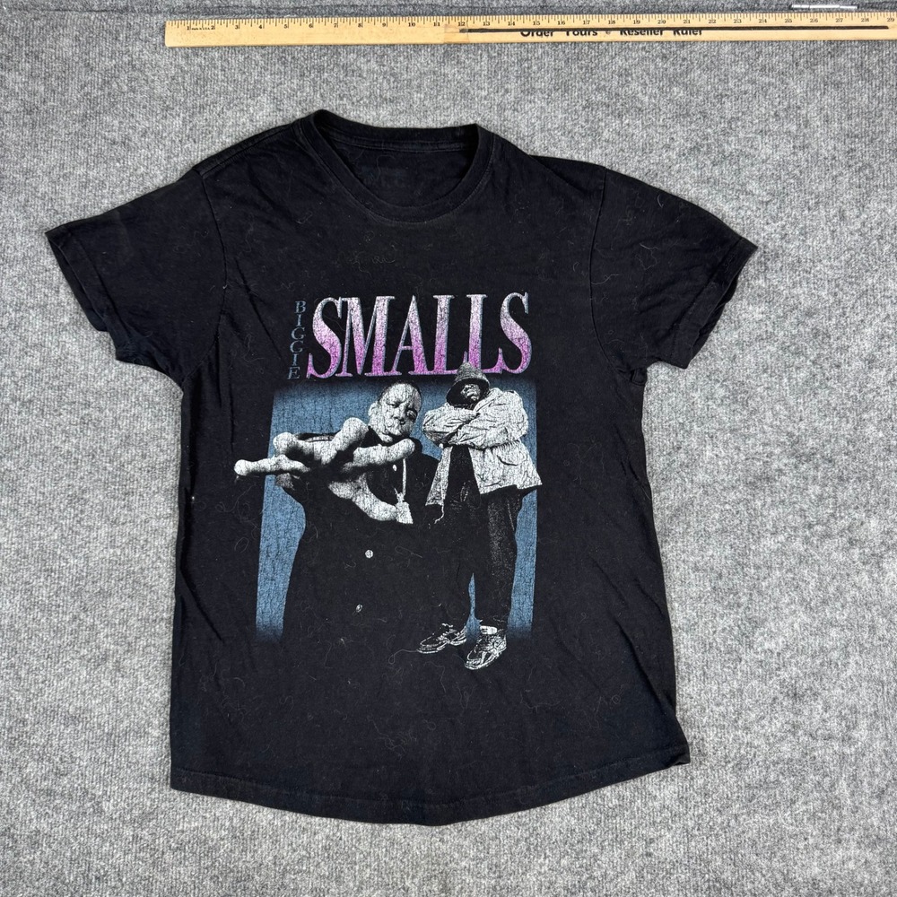 Biggie Smalls T-shirt Mens Size S Black Graphic Hip Hop Rap Tee Short Sleeve